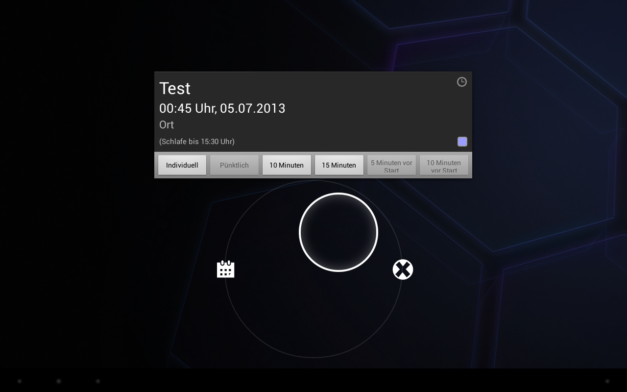 Calendar Event Reminder (CER) AndroidApps auf Google Play