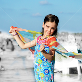 Elesar near the sea by Morhaf Aljanee - Babies & Children Child Portraits