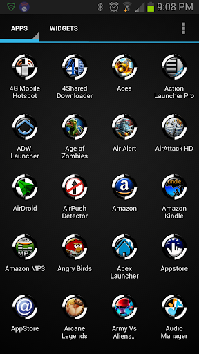 【免費個人化App】HD Icons: White Bio-Sphere-APP點子