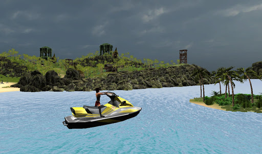 【免費賽車遊戲App】Turbo Patrol Boat GT Drive 3D-APP點子