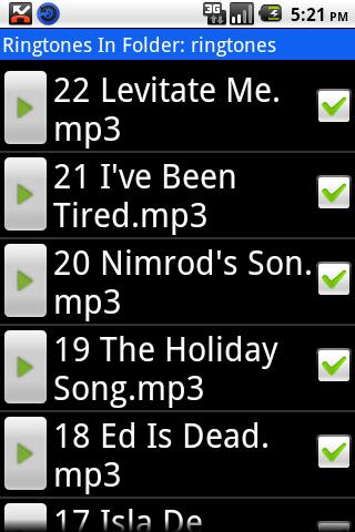 Ringtone Rotator Screen 3