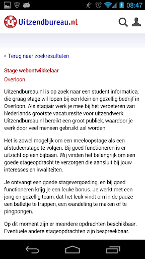 【免費工具App】Uitzendbureau.nl-APP點子