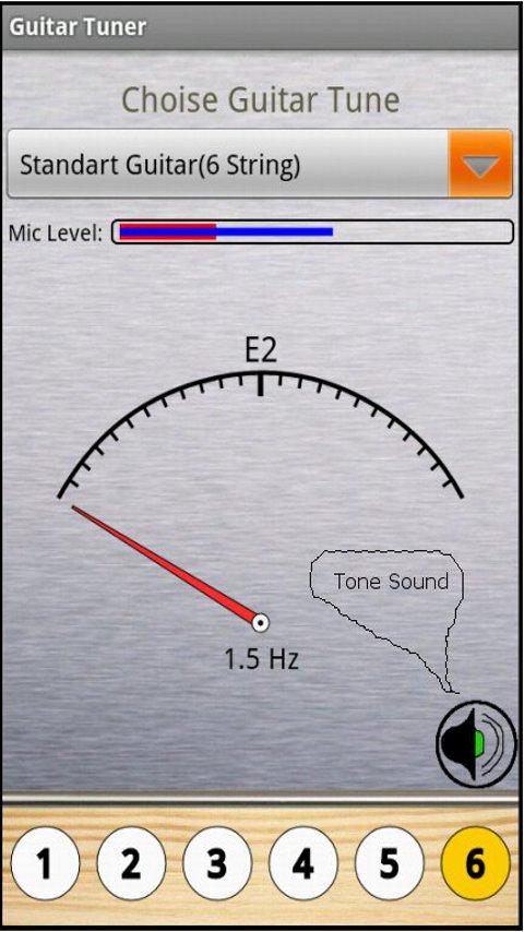 Full Guitar Tuner Screen 2