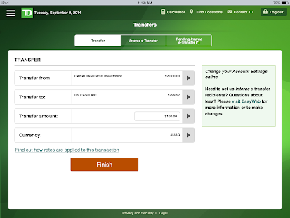 Td Easy Web Send Money Cooking With The Pros