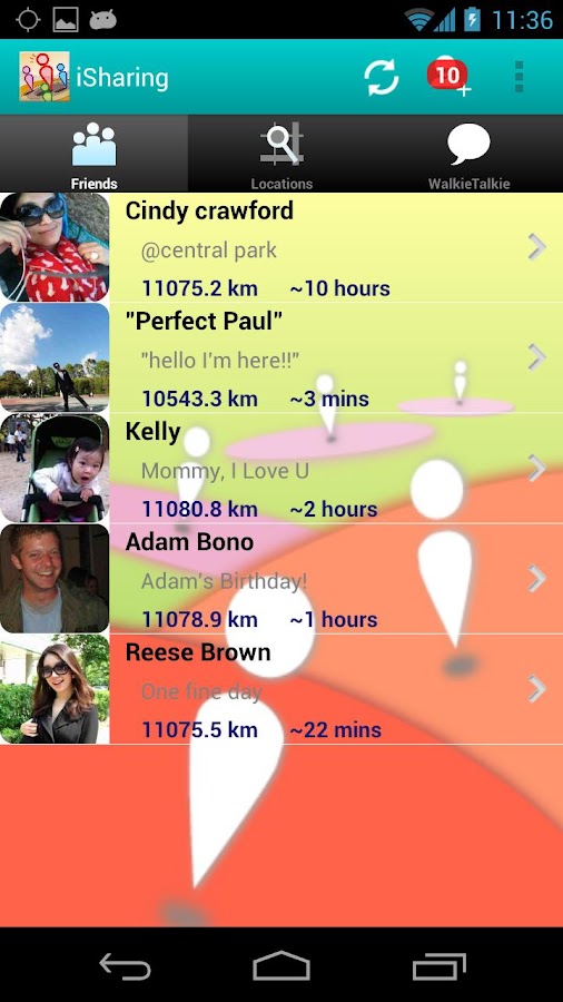 iSharing Family Locator Android Apps on Google Play