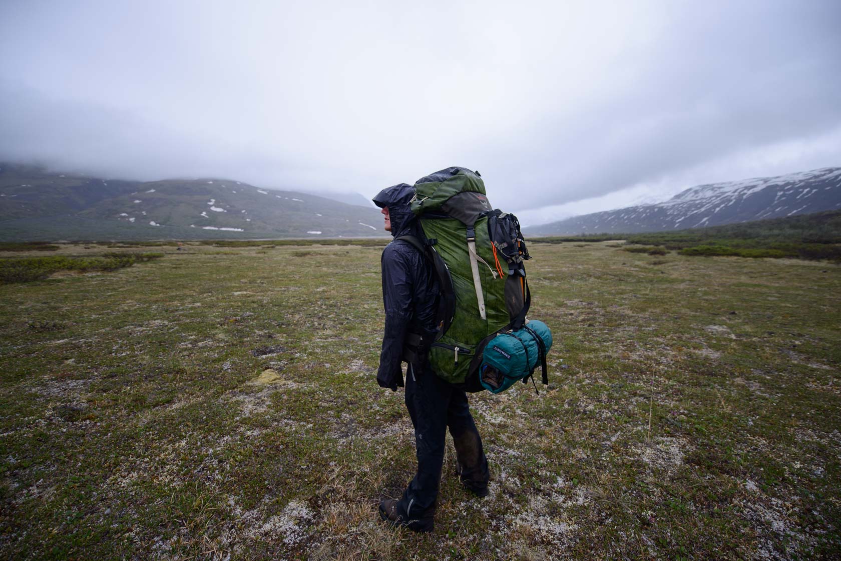 Waiting for the weather to clear, Wrangell-St. Elias National Park, Alaska