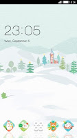 Christmas Day C Launcher Theme APK Cartaz #1