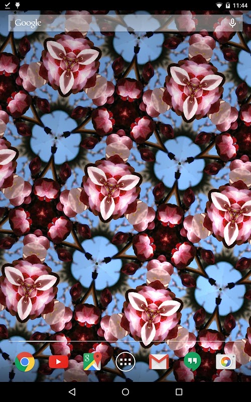 Android application Flashy Kaleidoscope LWP screenshort