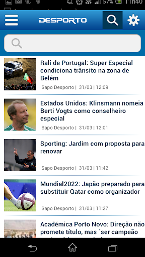 【免費新聞App】Notícias de Desporto-APP點子