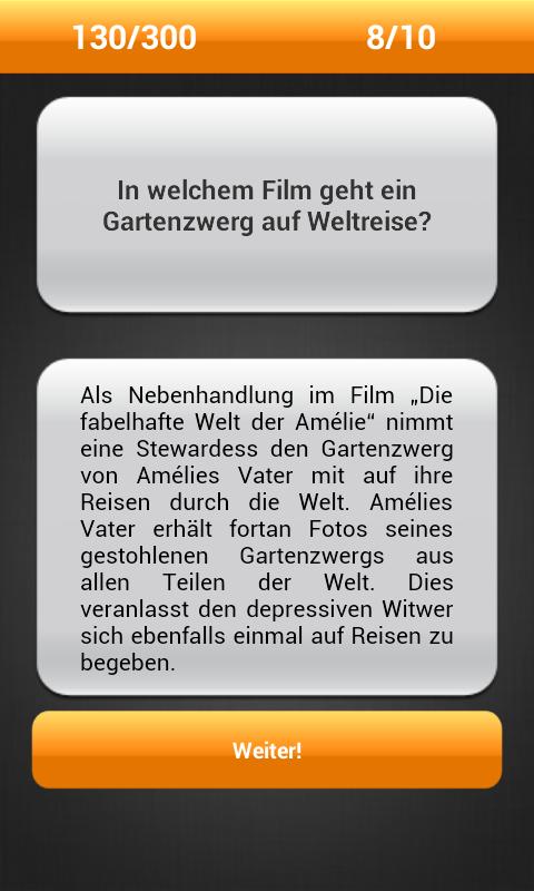 Das große Film-Quiz (Deutsch) Screen 3