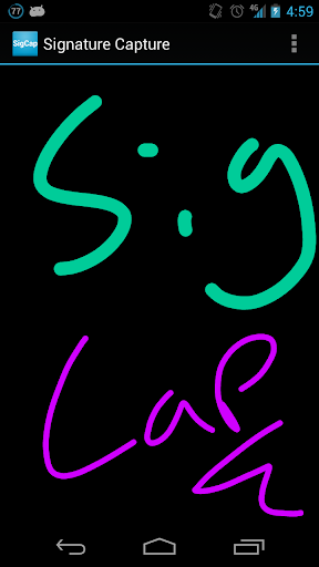 【免費生產應用App】Signature Capture Sample-APP點子