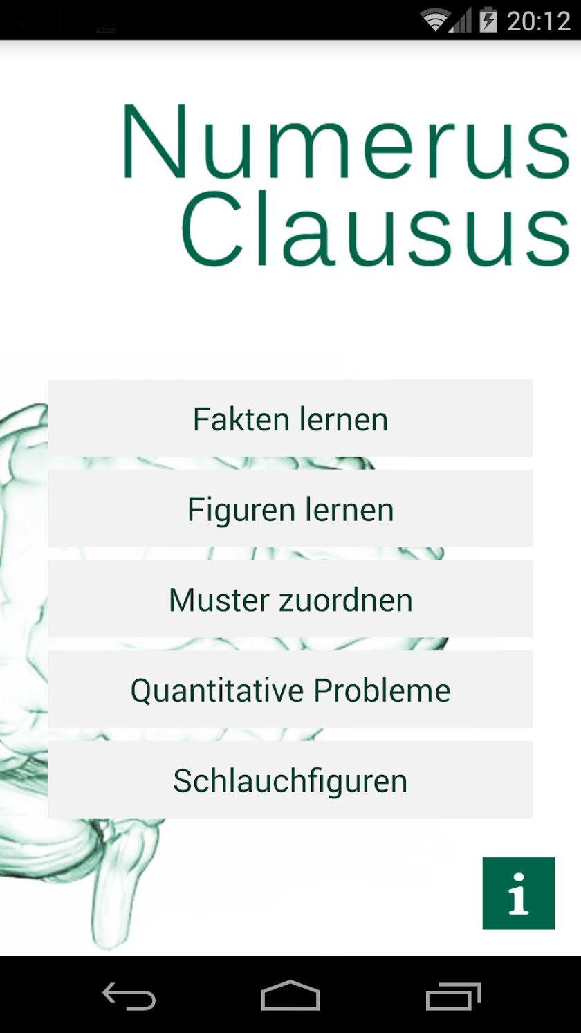 Numerus Clausus Screen 1