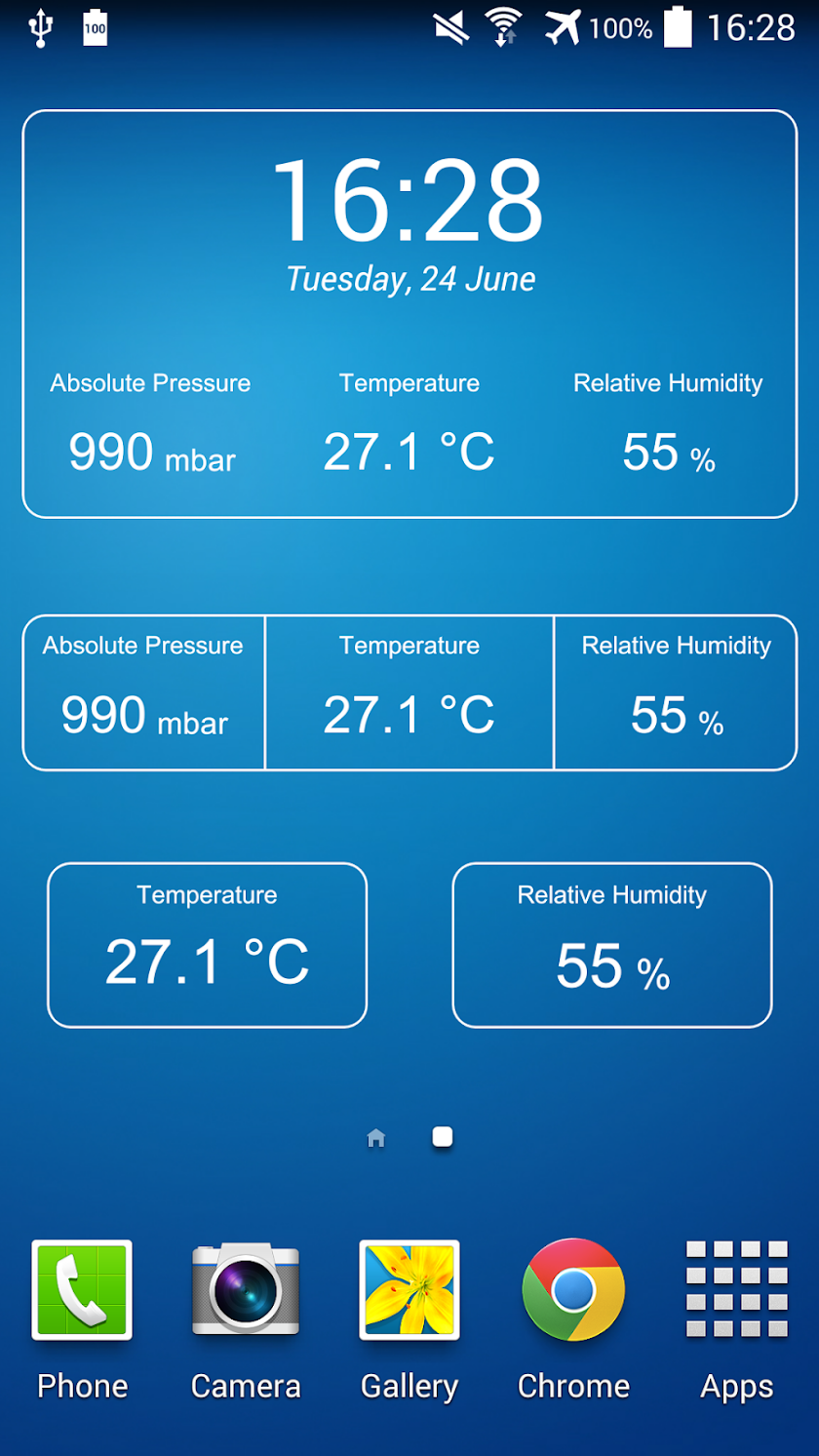 MeteoStation Screen 2