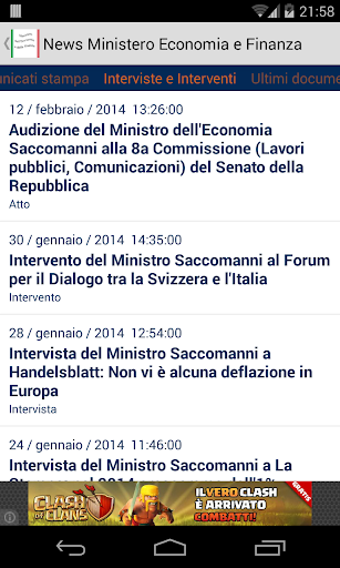 【免費新聞App】News Economia e Finanza-APP點子