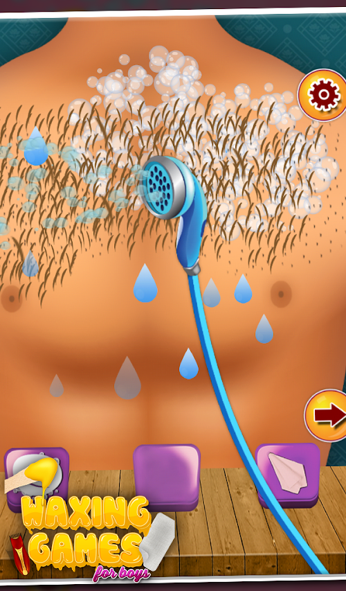 Android application Waxing Games For Boys screenshort