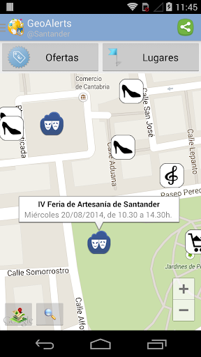 【免費旅遊App】GeoAlerts@Santander-APP點子