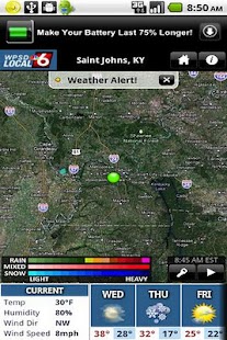 WPSD Radar screenshot for Android