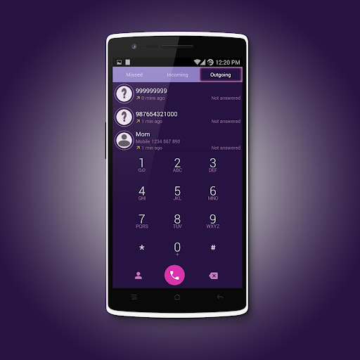 【免費個人化App】ExDialer Theme Material Purple-APP點子