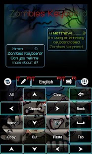 download Zombies GO Keyboard Theme free