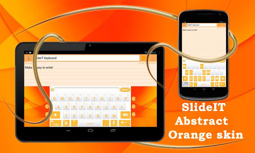 SlideIT Abstract Orange Skin