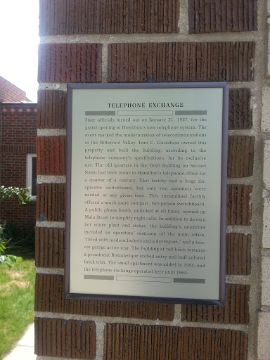 Historic Site: Telephone Exchange 