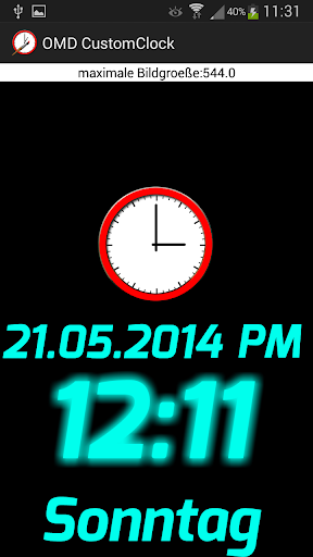 【免費工具App】Custom Clock Widget Lite OMD-APP點子