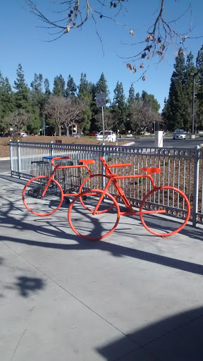 Bike Shaped Bike Racks