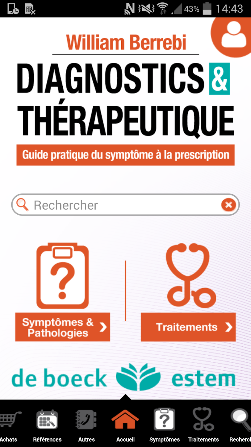 Diagnostics &amp; thérapeutique Screen 1