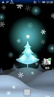 White Christmas LiveWallpaper