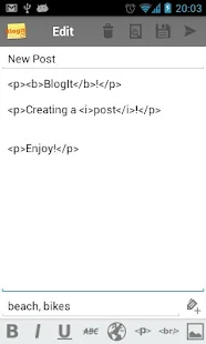 BlogIt! - screenshot thumbnail