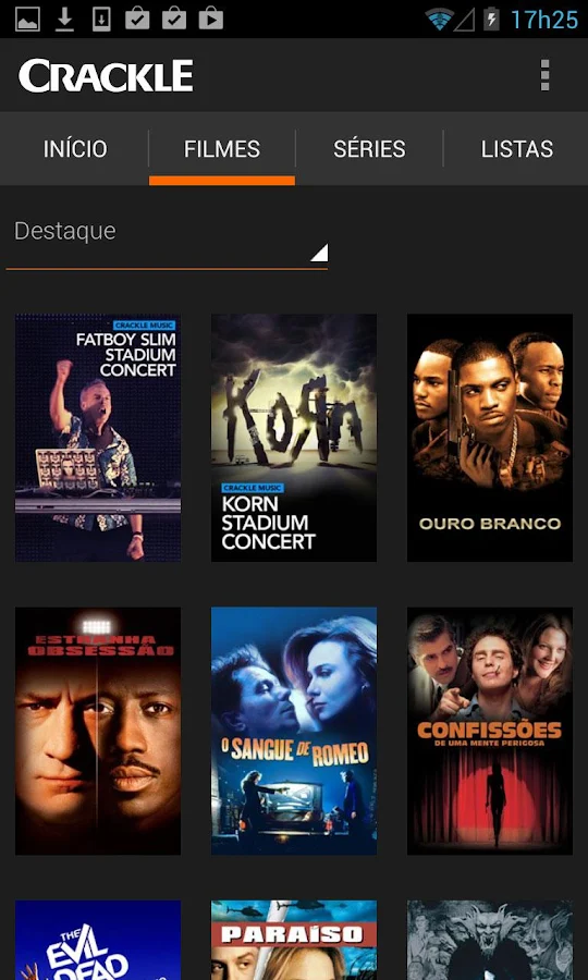 Crackle - Filmes e TV - Screenshot