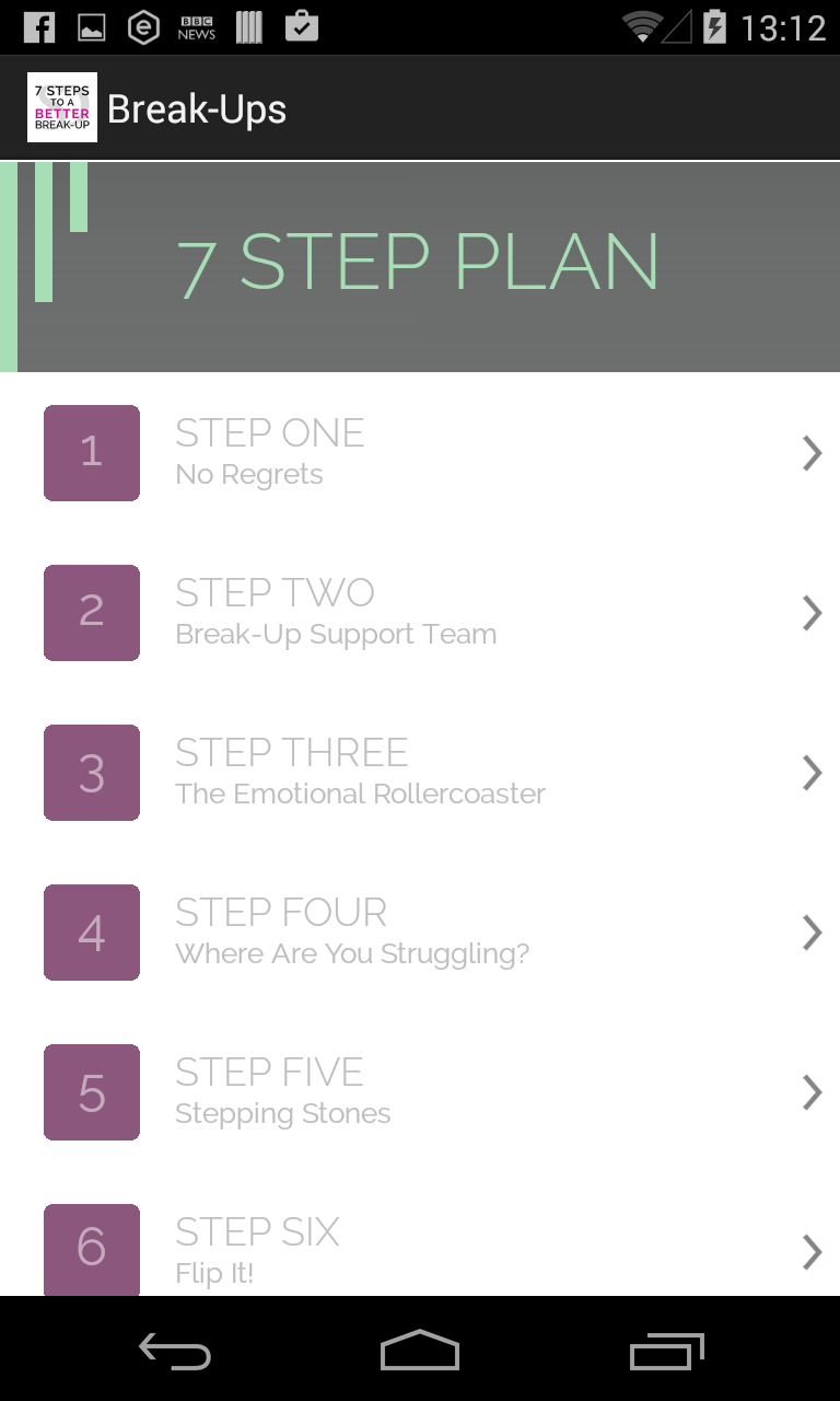 7 Steps To A Better Breakup Screen 2