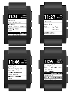 Pebble Agenda Watchface