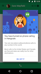   Hangouts Dialer - Call Phones- screenshot thumbnail   