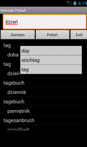 German Polish Dictionary