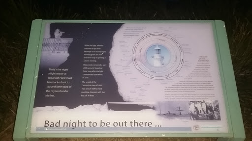 Bad Night to Be out There Information Board