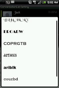 Handcent Font Pack5 - screenshot thumbnail