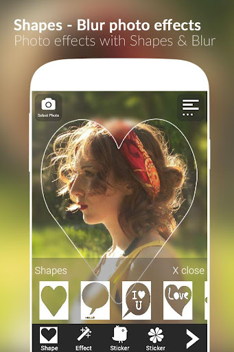 【免費攝影App】Shapes - Blur Photo Effects-APP點子