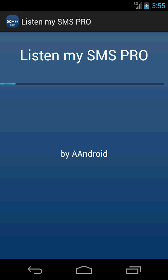 Listen my SMS PRO Screen 3