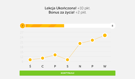  Angielski za darmo z Duolingo – miniaturka zrzutu ekranu  