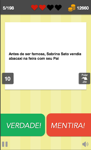 【免費益智App】Verdade ou Mentira?-APP點子