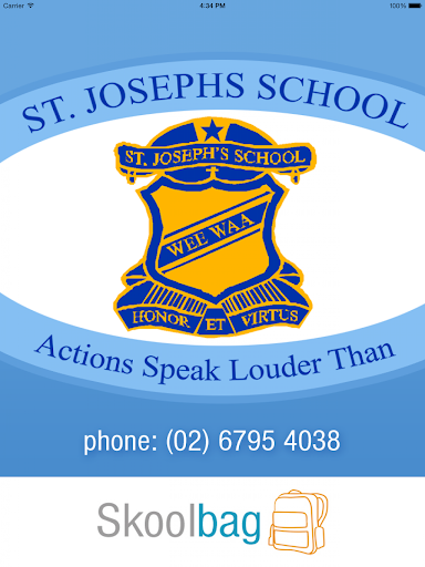 St Joseph's Wee Waa - Skoolbag