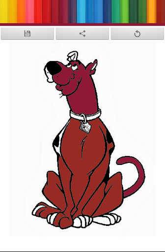 The Scooby Dog Coloring