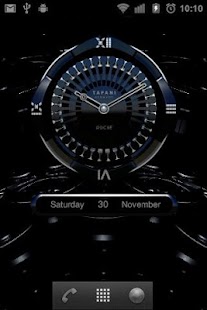 ROCHE Designer Clock Widget - náhled