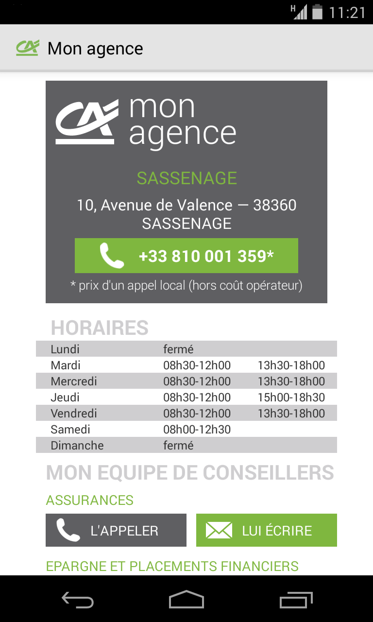 LAppli CA Sud Rhône Alpes Screen 2