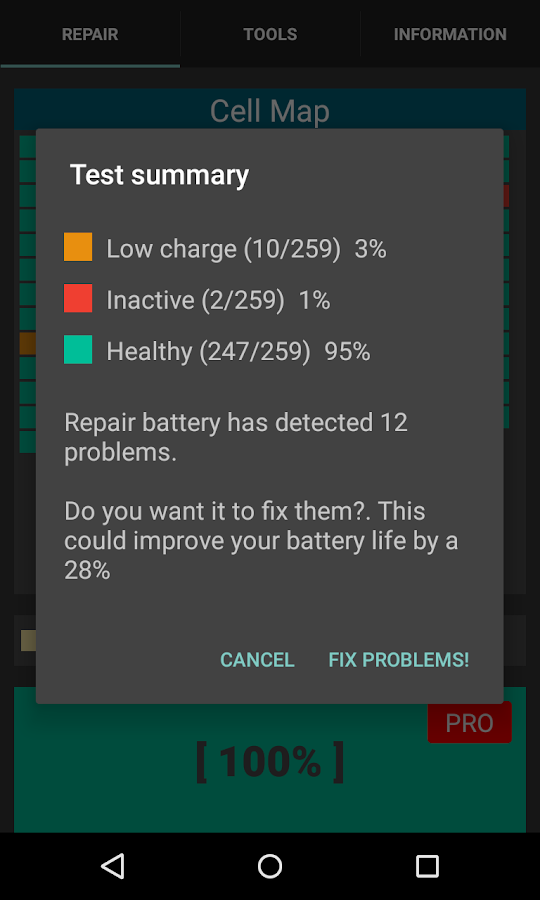 Repair Battery Life - screenshot