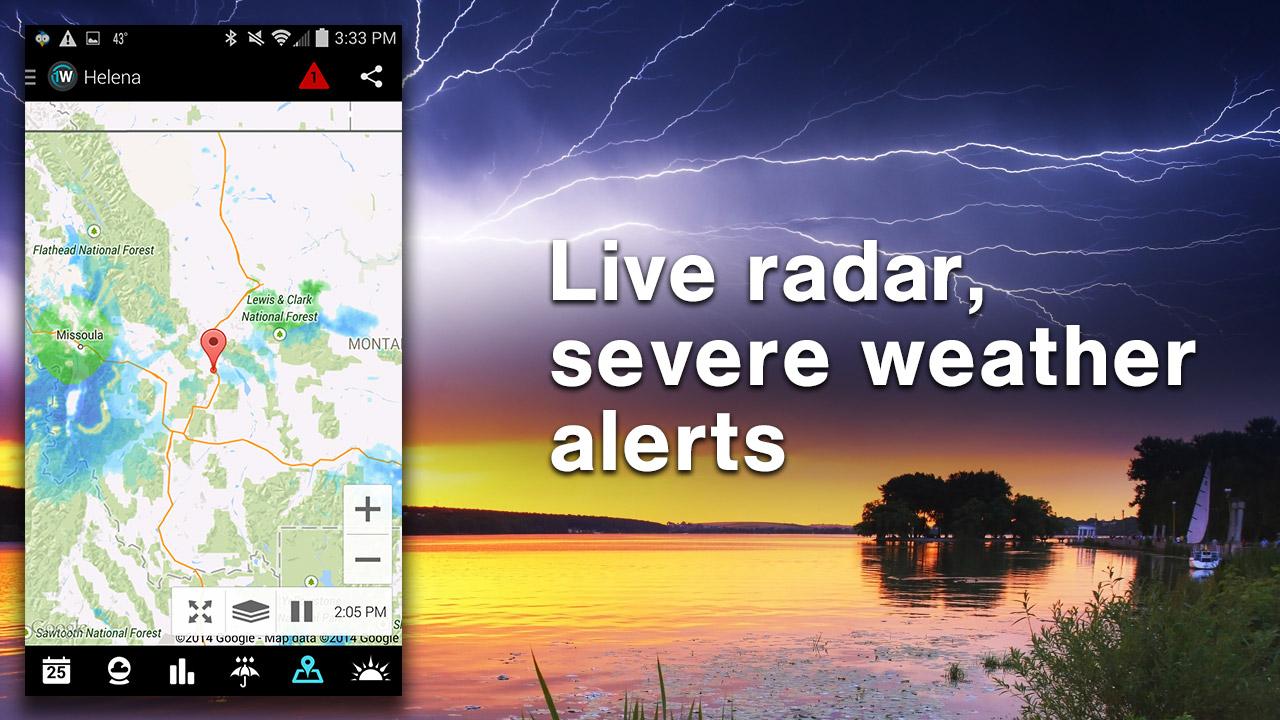 1Weather:Widget Forecast Radar - screenshot