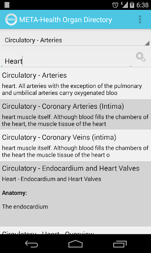 【免費教育App】META-Health Organ Directory-APP點子