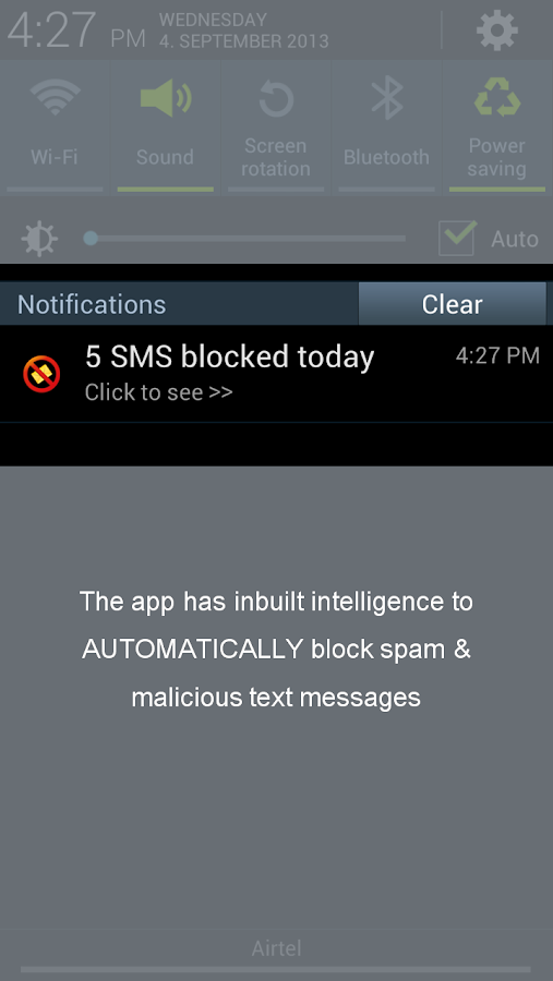 SMS Blocker AWARD WINNER Premi - screenshot