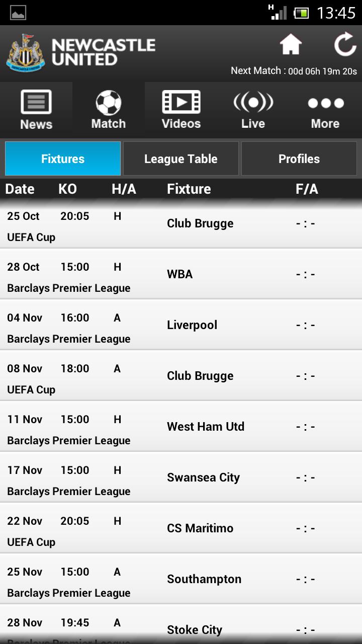 Official Newcastle Screen 2